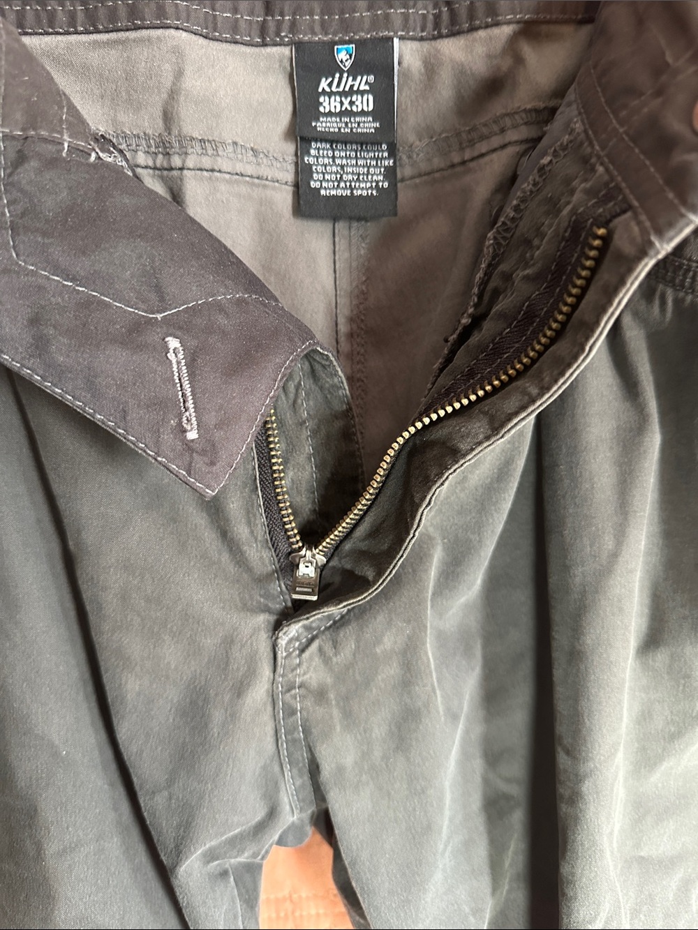 Kuhl Men's Dark Olive Cargo Pants - Picture 4 of 6